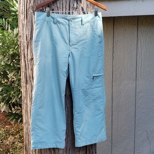 Royal Robbins light blue travel pants